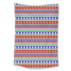 Christmas Color Stripes Pattern Large Tapestry by Ndabl3x