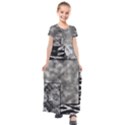 Background Pattern Geometric Design Kids  Short Sleeve Maxi Dress View1