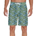 Fishes Pattern Background Theme Men s Beach Shorts View1