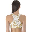 Flowers Gold Floral Sports Bra View2