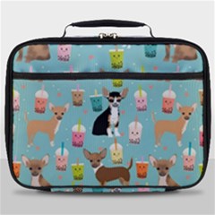 Chihuahua Bubble Kawaii Boba Tea Cute Dog Full Print Lunch Bag by Wav3s