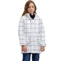 Mesh Kids  Hooded Longline Puffer Jacket View1