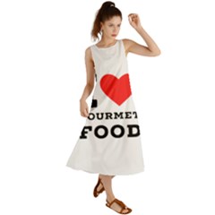 I Love Gourmet Food Summer Maxi Dress by ilovewhateva