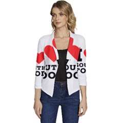 I Love South Food Women s Casual 3/4 Sleeve Spring Jacket by ilovewhateva