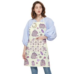 Beautiful Beauty Cartoon Cat Pocket Apron by Grandong