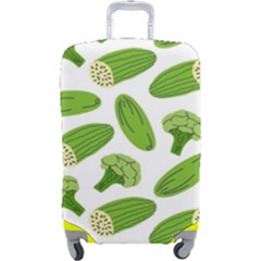 Vegetable Pattern With Composition Broccoli Luggage Cover (large) by Grandong