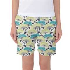 Flora Nature Color Japanese Patterns Women s Basketball Shorts by Cowasu
