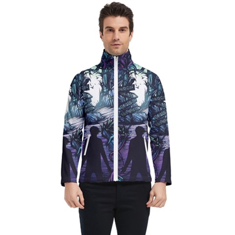 Horror Psychedelic Art Men s Bomber Jacket by Cowasu