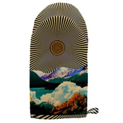 Surreal Art Psychadelic Mountain Microwave Oven Glove by Cowasu