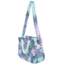 Leaves Glitter Background Winter Rope Handles Shoulder Strap Bag View1