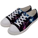 Psychedelic Astronaut Trippy Space Art Men s Low Top Canvas Sneakers View2