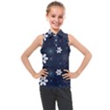 Flowers Pattern Pattern Flower Texture Kids  Sleeveless Polo Tee View1