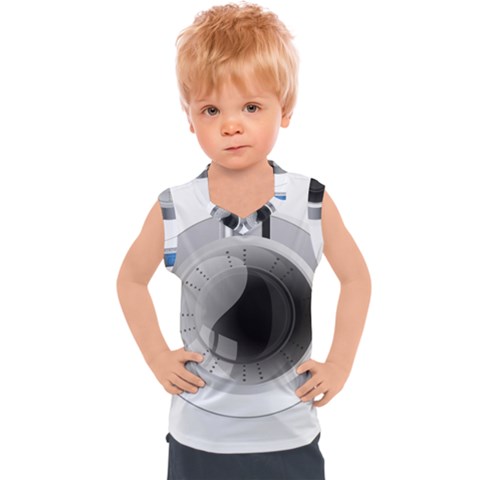 Washing Machines Home Electronic Kids  Sport Tank Top by Cowasu