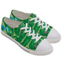 Golf Course Par Golf Course Green Women s Low Top Canvas Sneakers View3