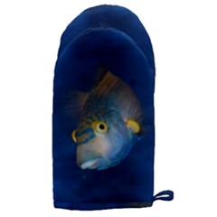 Fish Blue Animal Water Nature Microwave Oven Glove by Amaryn4rt