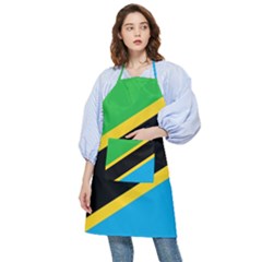 Flag Of Tanzania Pocket Apron by Amaryn4rt