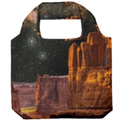 Geology Sand Stone Canyon Foldable Grocery Recycle Bag by Simbadda