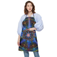 Mandala Pattern Kaleidoscope Pocket Apron by Simbadda