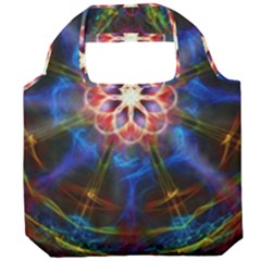 Mandala Pattern Kaleidoscope Foldable Grocery Recycle Bag by Simbadda