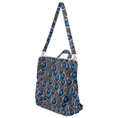 Peacock Pattern Close Up Plumage Crossbody Backpack by Celenk