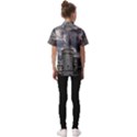 Abstract Wood Design Floor Texture Kids  Short Sleeve Shirt View2