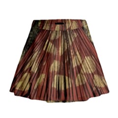 Acrylic Abstract Art Design  Mini Flare Skirt by Rbudhiya