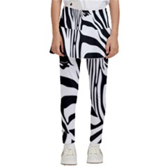 Animal Cute Pattern Art Zebra Kids  Skirted Pants by Amaryn4rt