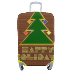 Art Deco Holiday Card Luggage Cover (medium) by Amaryn4rt