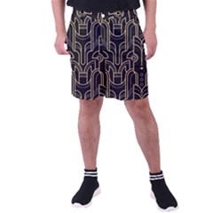 Art-deco-geometric-abstract-pattern-vector Men s Pocket Shorts by uniart180623