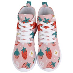 Strawberry-seamless-pattern Women s Lightweight High Top Sneakers by uniart180623