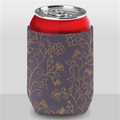 Seamless-pattern-gold-floral-ornament-dark-background-fashionable-textures-golden-luster Can Holder