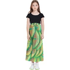 Beautiful-peacock Kids  Flared Maxi Skirt by uniart180623