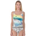 Rainbow Fun Cute Minimal Doodle Drawing Arts Camisole Leotard  View1