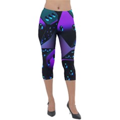 3d Ludo Game,gambling Lightweight Velour Capri Leggings  by Bangk1t