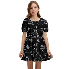 E=mc2 Text Science Albert Einstein Formula Mathematics Physics Kids  Short Sleeve Dolly Dress by uniart180623