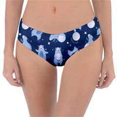 Bear Pattern Patterns Planet Animals Reversible Classic Bikini Bottoms by uniart180623