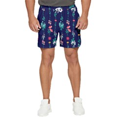 Flowers Pattern Bouquets Colorful Men s Runner Shorts by uniart180623