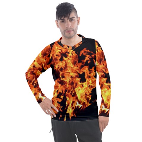 Live Coals Men s Pique Long Sleeve Tee by artworkshop