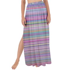 Rainbow Stripe Version 2 Maxi Chiffon Tie-up Sarong by dressshop