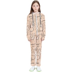 Cat Background Kids  Tracksuit by Simbadda