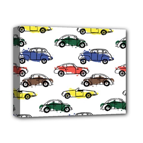 Cars Pattern Deluxe Canvas 14  X 11  (stretched) by Simbadda