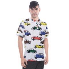 Cars Pattern Men s Polo Tee by Simbadda