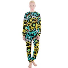 Seamless Leopard Wild Pattern Animal Print Women s Lounge Set by Simbadda