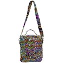 Graffiti Word Seamless Pattern Crossbody Day Bag View3