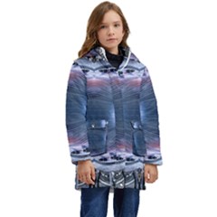 We Are The Future Kids  Hooded Longline Puffer Jacket by dflcprintsclothing