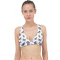 Seamless-pattern-with-hand-drawn-bird-black Classic Banded Bikini Top View1