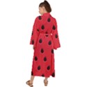 Seamless-watermelon-surface-texture Maxi Kimono View2