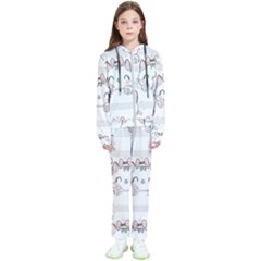 Cat-with-bow-pattern Kids  Tracksuit by Simbadda