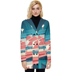 Bridge Transportation Train Toys Button Up Hooded Coat  by Grandong