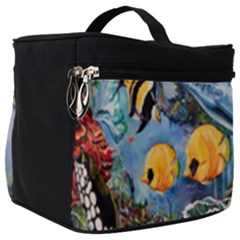 Colorful Aquatic Life Wall Mural Make Up Travel Bag (big) by Proyonanggan